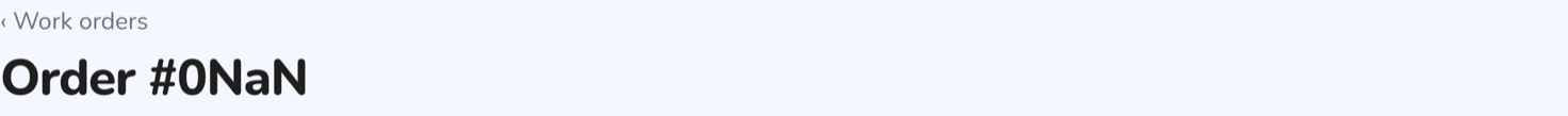 Order header with status, bike, customer and a colleague’s presence on the same order